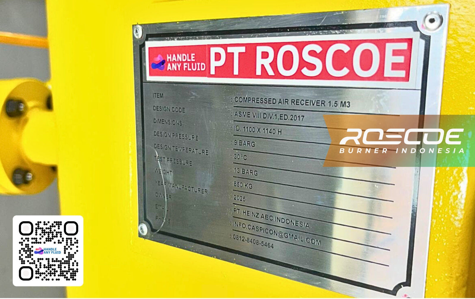 Roscoe Delivers ASME-Standard Pressure Vessels for Kraft Heinz Factory